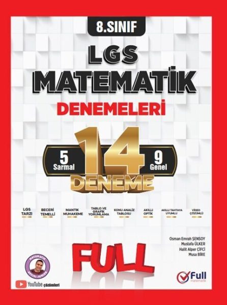FULL MATEMATİK YAYINLARI 08.SINIF 14 Lİ DENEME MATEMATİK - 2025-26