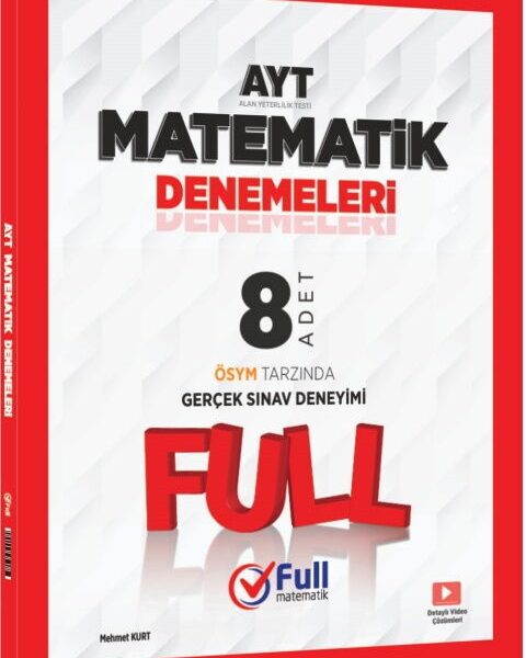 FULL MATEMATİK YAYINLARI YKS AYT DENEME 8 Lİ MATEMATİK - 2025-26
