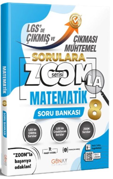 GÜNAY YAYINLARI LGS'de Çıkmış ve Çıkması Muhtemel Sorular "Matematik 8"