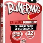GÜNAY YAYINLARI Bumerang 32 Haftalık T.C. İnkılap Tarihi ve Atatürkçülük Denemeleri
