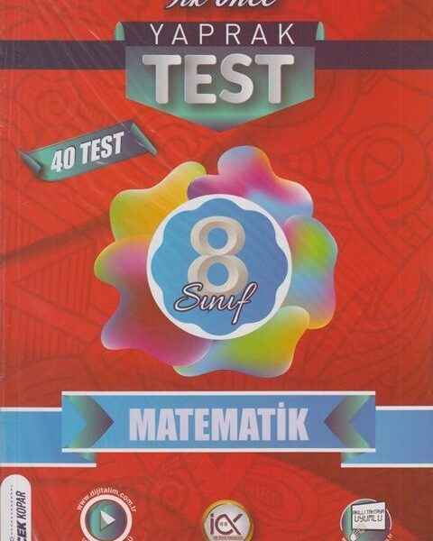 İLKÖNCE YAYINCILIK 8.SINIF YAPRAK TEST MATEMATİK - 2024-25