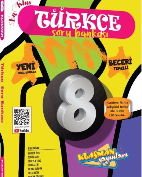 KLASMAN YAYINLARI 08.SINIF S.B. TÜRKÇE - 2025-26
