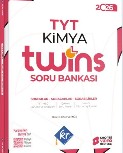 KR AKADEMİ YAYINLARI TYT Twins Kimya Soru Bankası