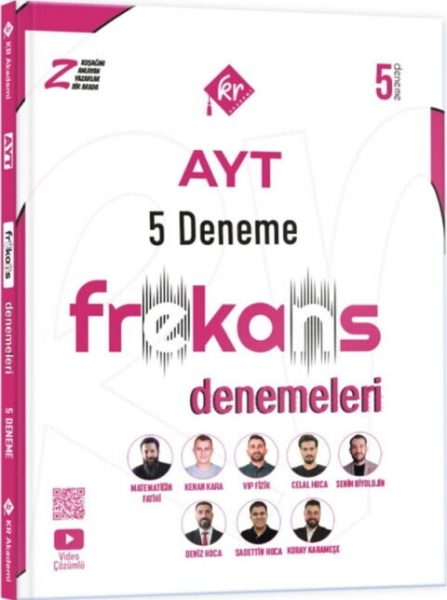 KR AKADEMİ YAYINLARI AYT 5 Frekans Denemeleri