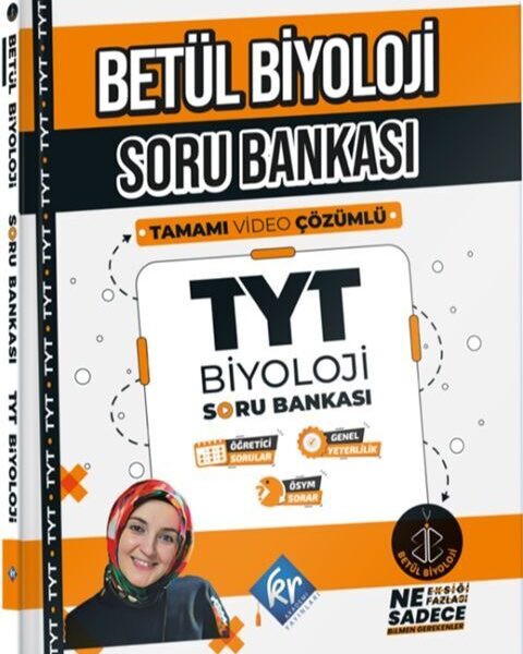 KR AKADEMİ YAYINLARI Betül Biyoloji TYT Biyoloji Soru Bankası