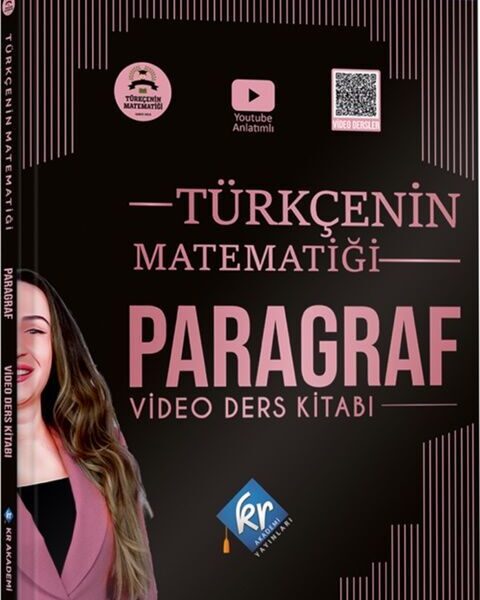 KR AKADEMİ YAYINLARI Gamze Hoca Türkçenin Matematiği Tüm Sınavlar İçin Paragraf Video Ders Kitabı