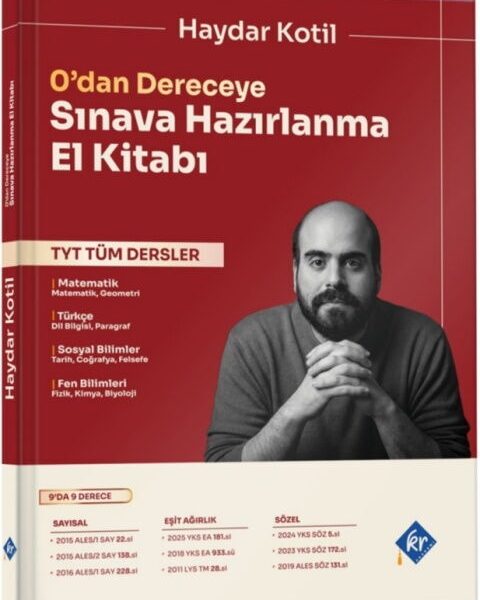 KR AKADEMİ YAYINLARI Haydar Kotil 0'dan Dereceye TYT Tüm Dersler Sınava Hazırlanma El Kitabı