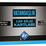 KR AKADEMİ YAYINLARI KPSS Vatandaşlık Cep Bilgi Kartları