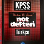 KR AKADEMİ YAYINLARI KPSS Türkçe El Yazısı Konu Anlatım Defteri