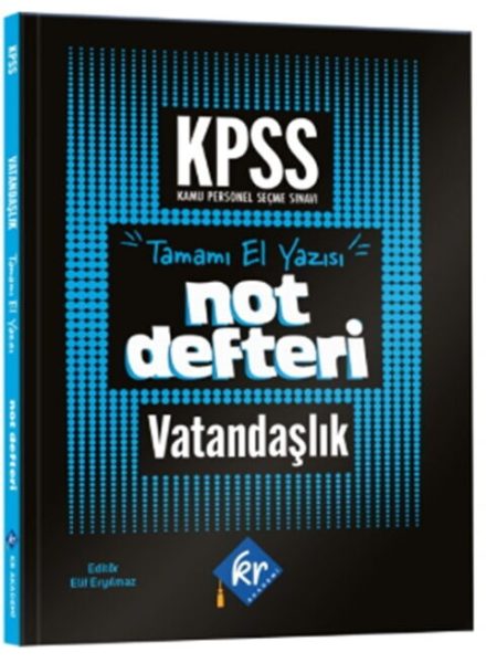 KR AKADEMİ YAYINLARI KPSS Vatandaşlık El Yazısı Konu Anlatım Defteri