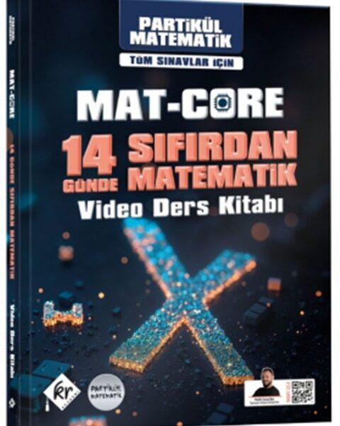 KR AKADEMİ YAYINLARI Partikül Matematik Mat-Core 14 Günde Sıfırdan Matematik Video Ders Kitabı