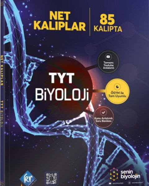 KR AKADEMİ YAYINLARI Senin Biyolojin Net Kalıplar TYT Biyoloji Konu Anlatımlı Soru Bankası