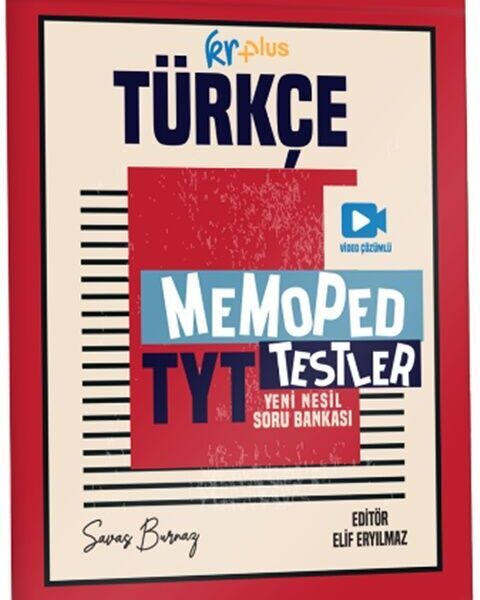 KR AKADEMİ YAYINLARI KR Plus TYT Türkçe Memoped Testler