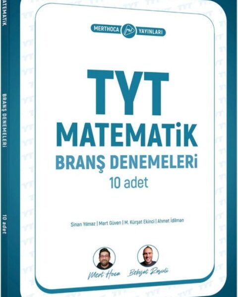 MERT HOCA YAYINLARI TYT Matematik Branş Denemeleri 10 Adet