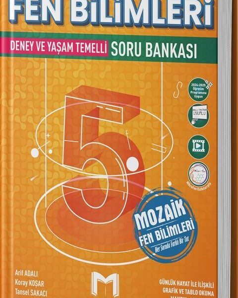 MOZAİK YAYINLARI 5.SINIF MOZAİK S.B. FEN BİLİMLERİ - 2025-26