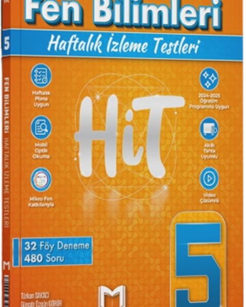 MOZAİK YAYINLARI 5.SINIF MOZAİK HİT 32 Lİ DENEME FEN BİLM. - 25-26