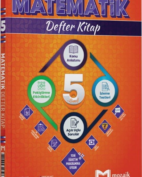 MOZAİK YAYINLARI 5.SINIF MOZAİK DEFTER MATEMATİK - 2025-26
