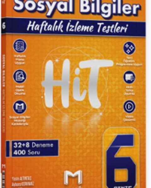 MOZAİK YAYINLARI 6.SINIF MOZAİK HİT 40 LI DENEME SOSYAL - 2025-26