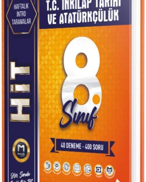MOZAİK YAYINLARI 8.SINIF MOZAİK HİT 40 LI DENEME İNKILAP - 26-27