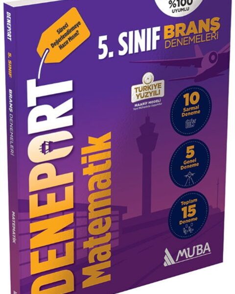 MUBA YAYINLARI 5. Sınıf Deneport Matematik Branş Denemesi (STOK İÇİN TEYİT ALINIZ.)