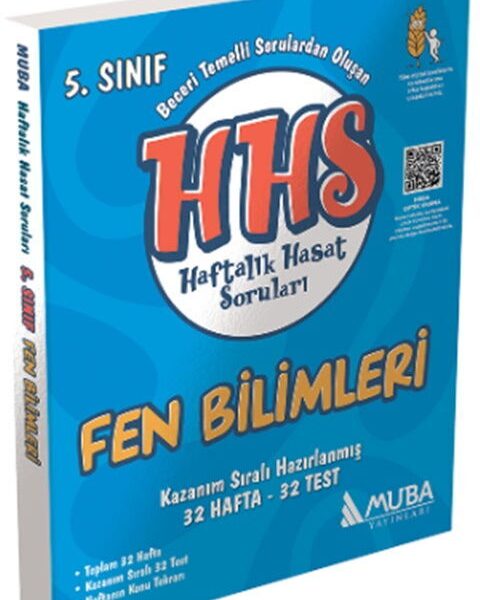 MUBA YAYINLARI 5.Sınıf Fen Bilimleri Haftalık Hasat Soruları (HHS)
