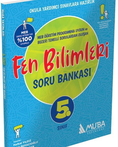 MUBA YAYINLARI 5. Sınıf Fen Bilimleri Soru Bankası