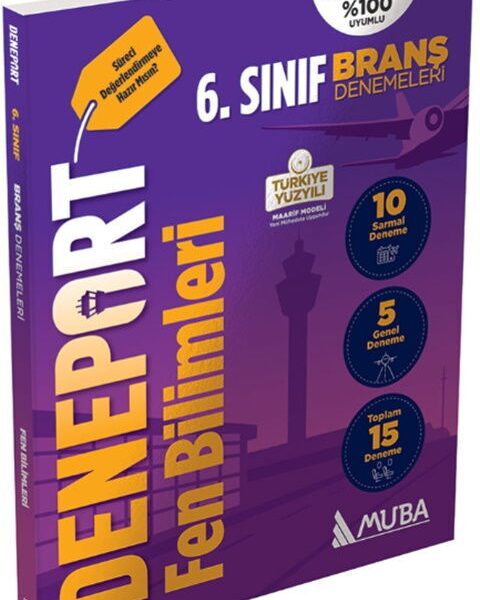 MUBA YAYINLARI 6. Sınıf Deneport Fen Bilimleri Branş Denemesi