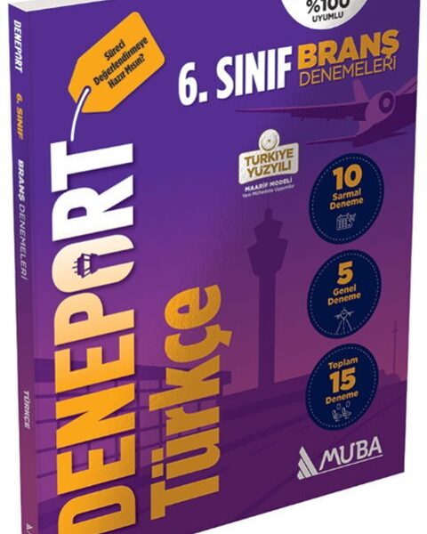 MUBA YAYINLARI 6. Sınıf Deneport Türkçe Branş Denemesi (STOK İÇİN TEYİT ALINIZ.)