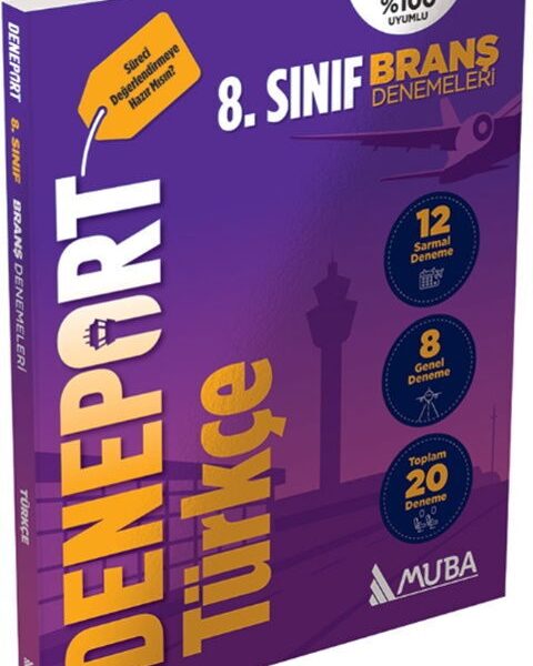 MUBA YAYINLARI 8. Sınıf Deneport Türkçe Branş Denemesi