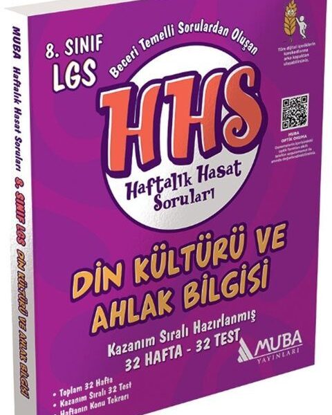 MUBA YAYINLARI 8.Sınıf Din Kültürü Haftalık Hasat Soruları (HHS)