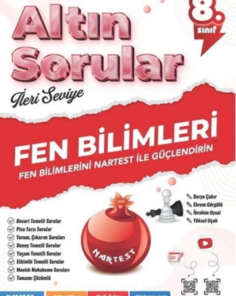 NARTEST YAYINEVİ 8. SINIF ALTIN SORULAR FEN BİLİMLERİ