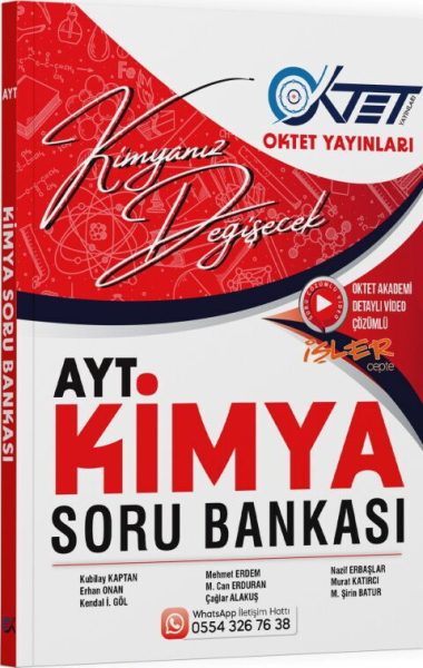 OKTET YAYINLARI YKS AYT SORU BANKASI KİMYA - 2025-26