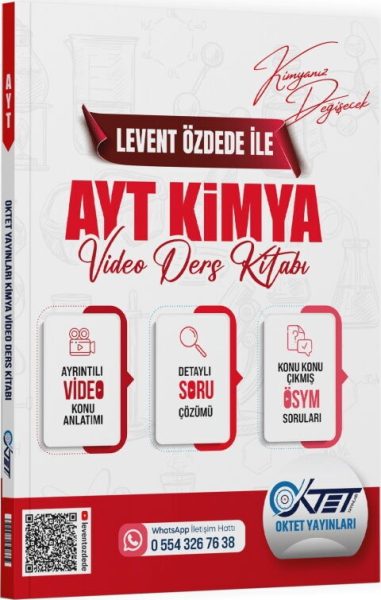 OKTET YAYINLARI YKS AYT VİDEO DERS KİTABI KİMYA - 2025-26