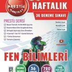 NARTEST YAYINEVİ 8. SINIF HAFTALIK FEN BİLİMLERİ DENEMELERİ
