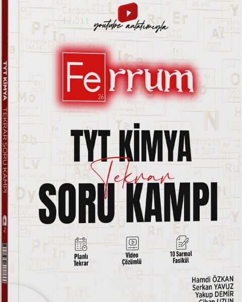 ORBİTAL YAYINLARI FERRUM TYT KİMYA TEKRAR SORU KAMPI - 26-27