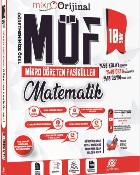 MİKRO ORİJİNAL YAYINLARI 10.SINIF MÖF SET MATEMATİK - 26-27