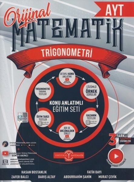 ORİJİNAL YAYINLARI YKS AYT KA.SB. TRİGONOMETRİ - 25-26