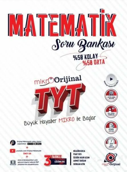 MİKRO ORİJİNAL YAYINLARI TYT S.B. MATEMATİK - 26-27