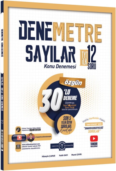 orijinal-yayinlari-tyt-sayilar-d_MTA2MDI1MDk1Ng_1.jpg ORİJİNAL YAYINLARI TYT DENEMETRE 30 LU SAYILAR - 2026 - Görsel 1