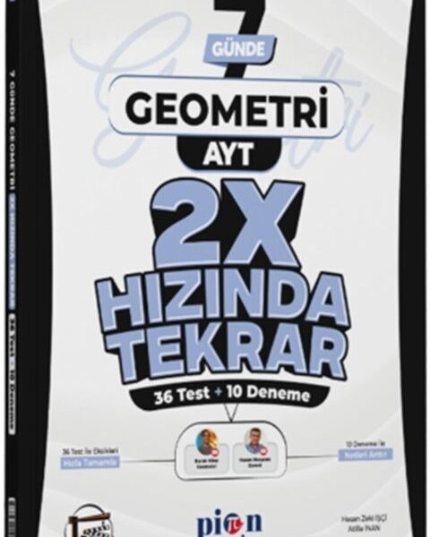 DERS PLATOSU YAYINLARI PİON YKS AYT 2X HIZINDA TEKRAR GEOMETRİ - 26