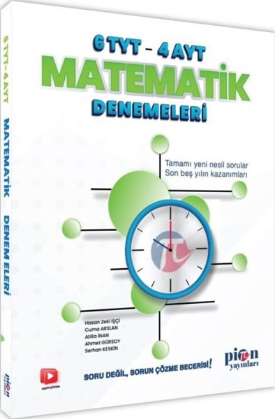 PİON YAYINLARI TYT AYT DENEME 6+4 MATEMATİK - 2025
