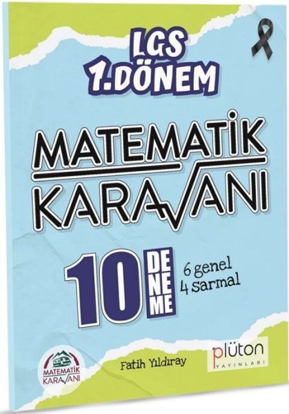 PLÜTON YAYINLARI LGS 1. Dönem Matematik Karavanı 10  Deneme Sınavı Plüton Yayınları