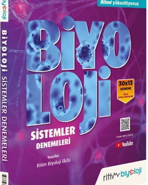 RİTİM BİYOLOJİ YAYINLARI YKS AYT DENEME 30*13 SİSTEMLER- 25-26