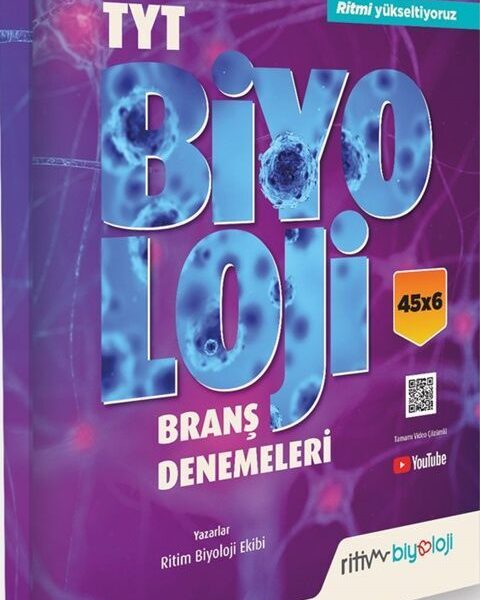 RİTİM BİYOLOJİ YAYINLARI TYT DENEME 45*6 BİYOLOJİ - 24-25