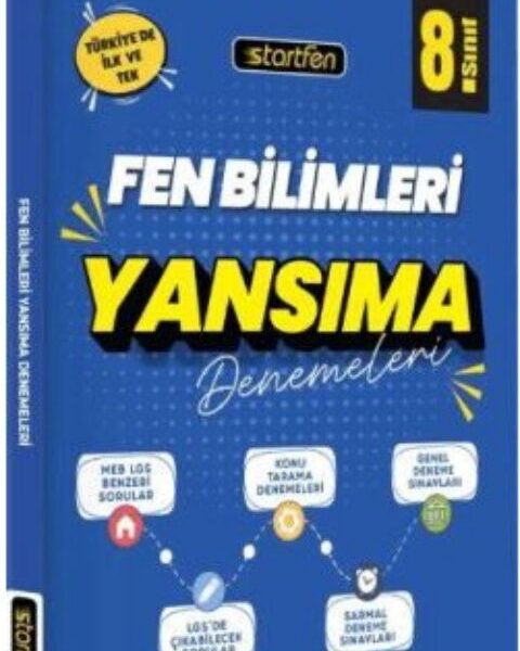 STARFEN YAYINLARI 8. SINIF FEN BİLİMLERİ YANSIMA DENEMELERİ