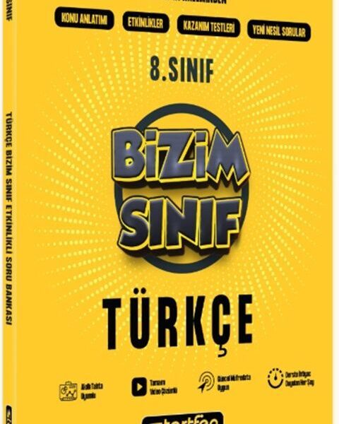 STARFEN YAYINLARI 8. SINIF BİZİM SINIF TÜRKÇE ETKİNLİKLİ SB