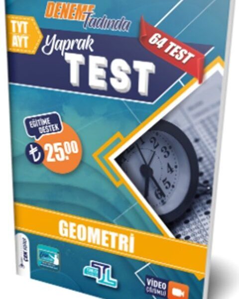 TÜMLER YAYINLARI YKS TYT AYT YAPRAK TEST GEOMETRİ - 2023-24