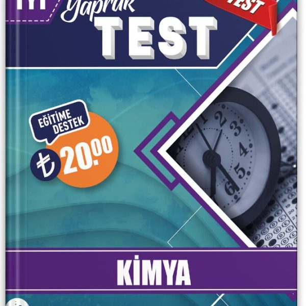 TÜMLER YAYINLARI TYT YAPRAK TEST KİMYA - 2023-24