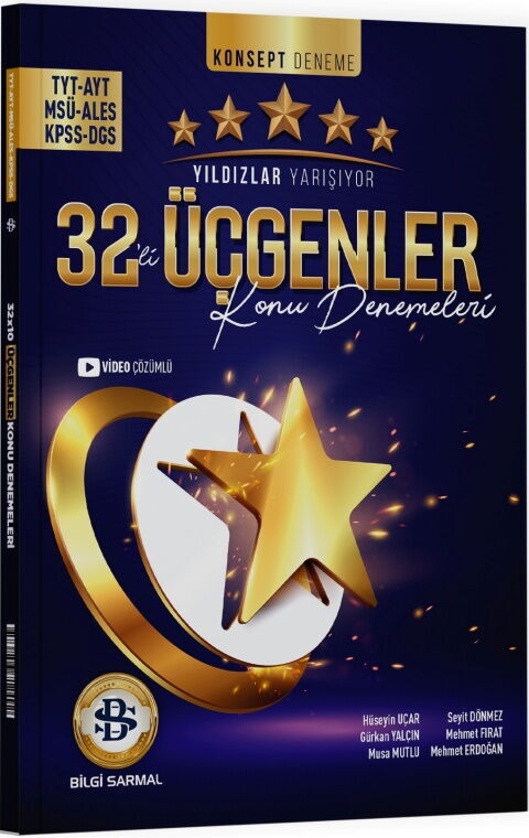 yildizlar-yarisiyor-tyt-ayt-ucge_MTA1MDc3NTE1Mg_1.jpg BİLGİ SARMAL YAYINLARI YILDIZLAR YARŞ.TYT DENEME 32Lİ ÜÇGENLER - 25-26 - Görsel 1