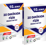 20 DAKİKA YAYINLARI 10. SINIF FİZİK ÖĞRENCİ DEFTERİ 1.DÖNEM